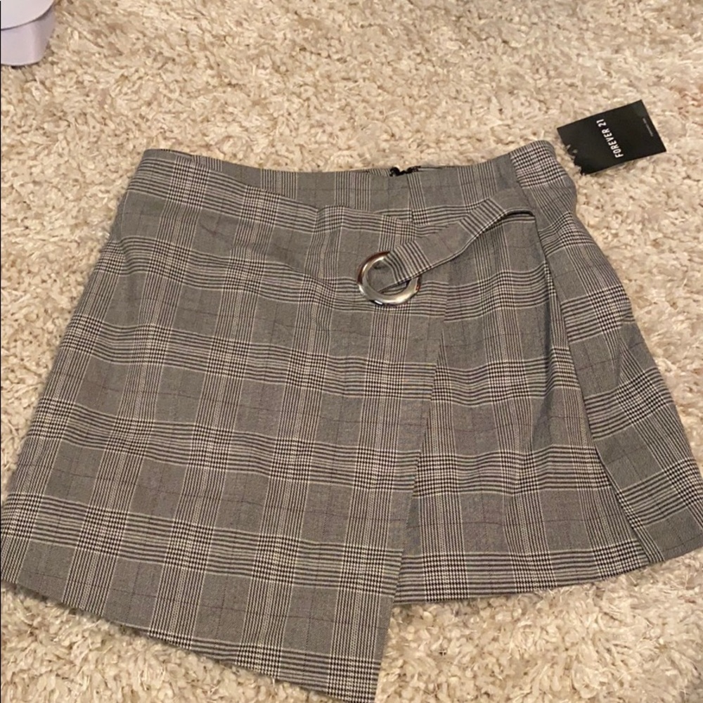 Brand new, great condition Plaid Skirt